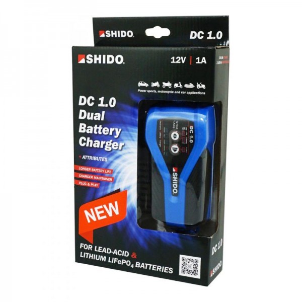 Φορτιστής/Συντηρητής μπαταρίας SHIDO DC 1.0