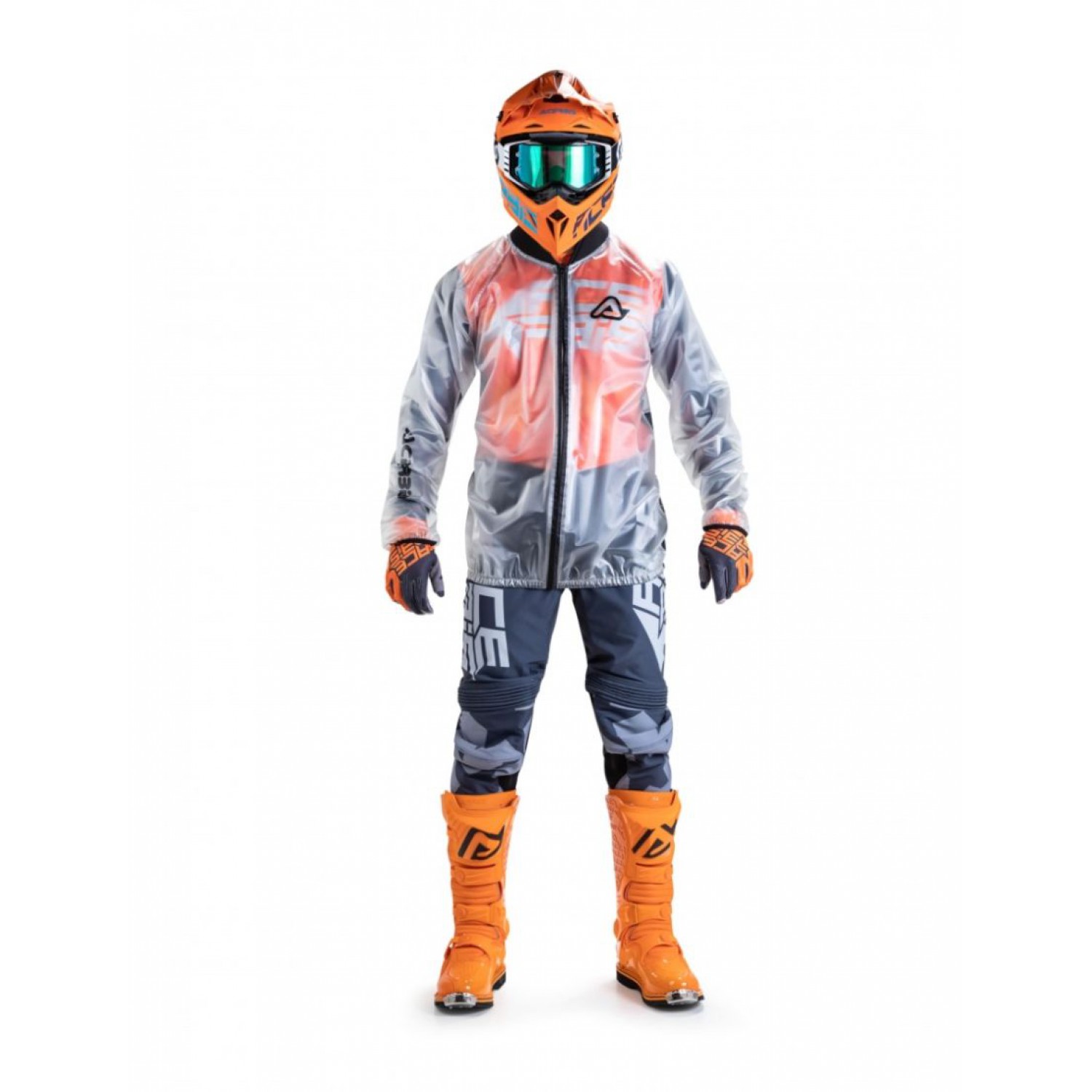 Αδιάβροχο Acerbis TRASPARENT PRO RAIN JACKET 3.0