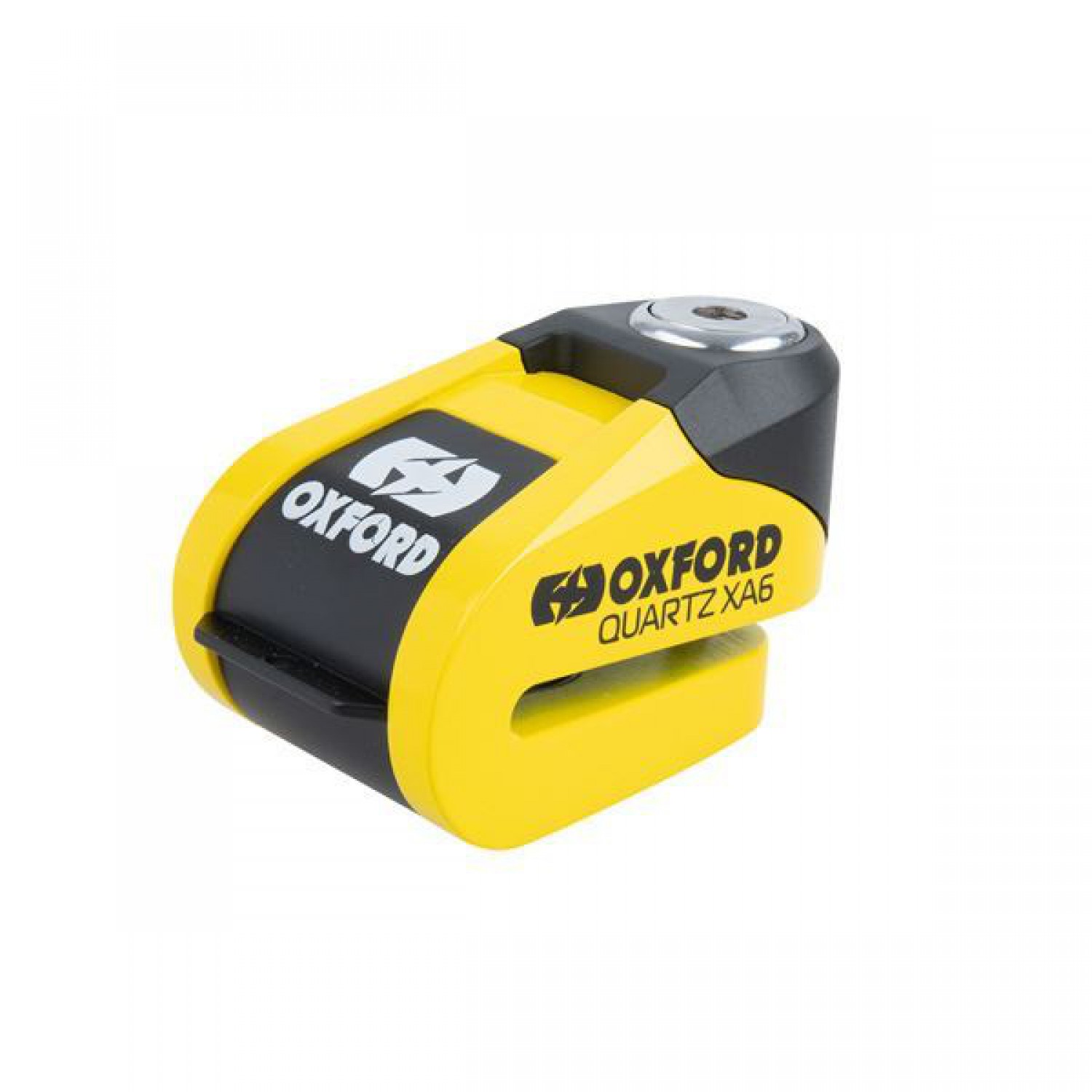 Κλειδαριά Δισκ. με Συναγερμό OXFORD Quartz XA6 Yellow/Black 6mm LK215 