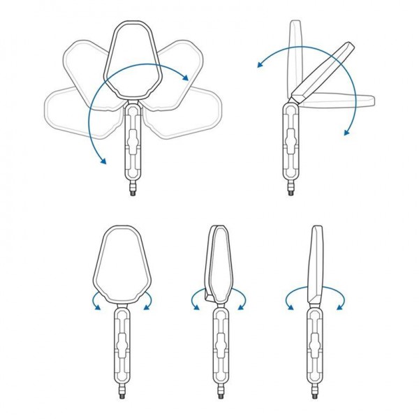 Καθρέπτης OXFORD Trail Mirror Kit 2pcs OX515 