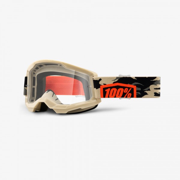 Μάσκα 100% STRATA 2 KOMBAT – CLEAR LENS