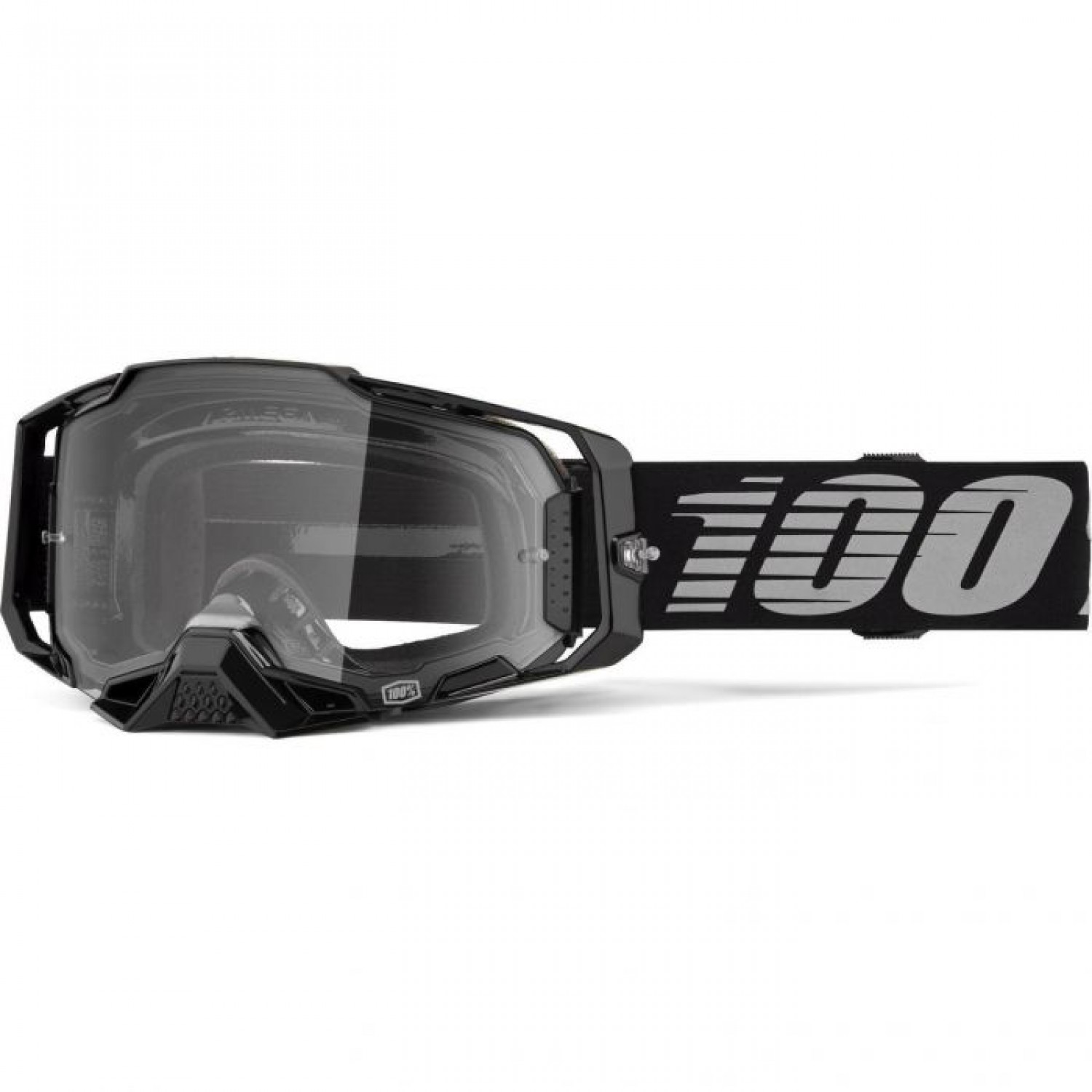 Μάσκα 100% ARMEGA Black Clear