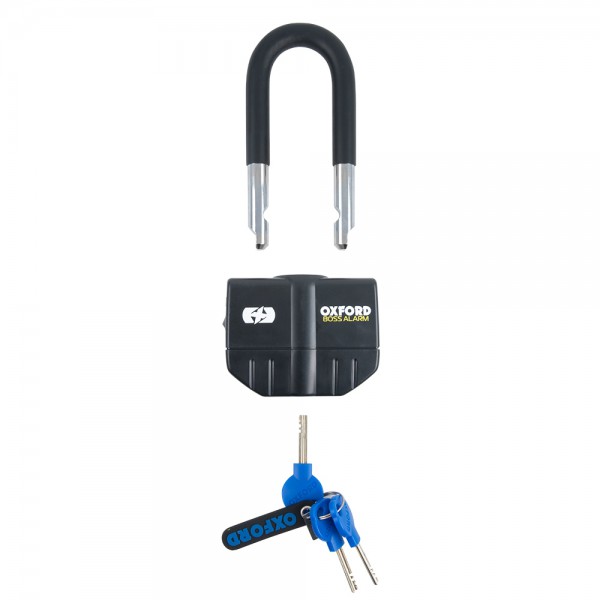 Κλειδαριά Δισκ. Λουκέτο με Συναγερμό OXFORD Boss Alarm 16mm Padlock Black LK484