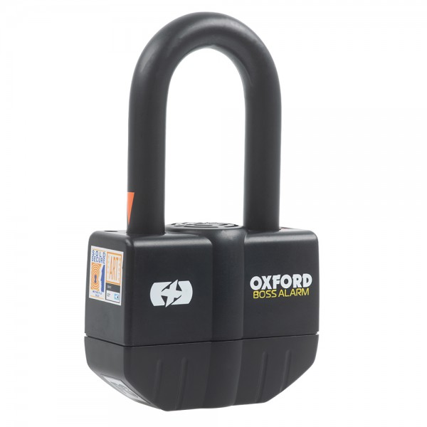 Κλειδαριά Δισκ. Λουκέτο με Συναγερμό OXFORD Boss Alarm 16mm Padlock Black LK484