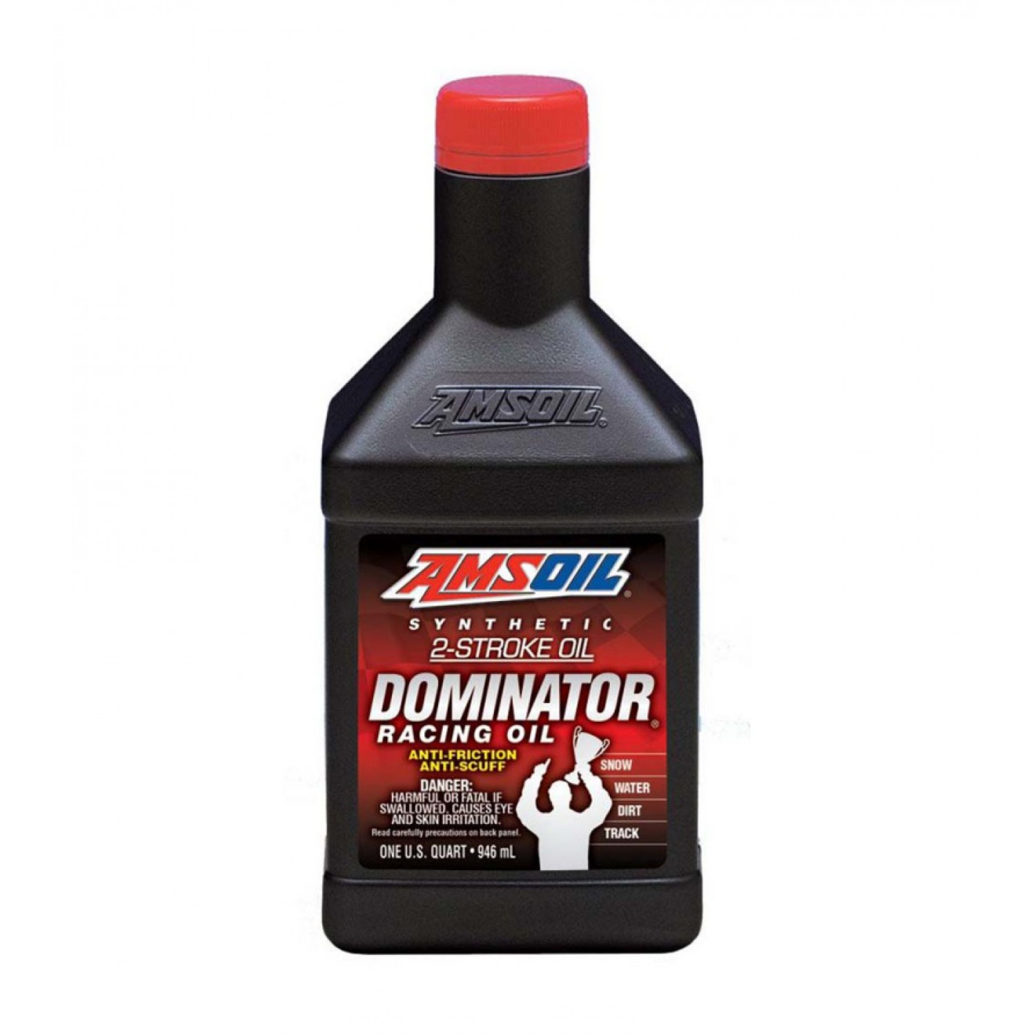 Λιπαντικό AMSOIL DOMINATOR® 100% SYNTHETIC 2-STROKE RACING OIL (946ml)
