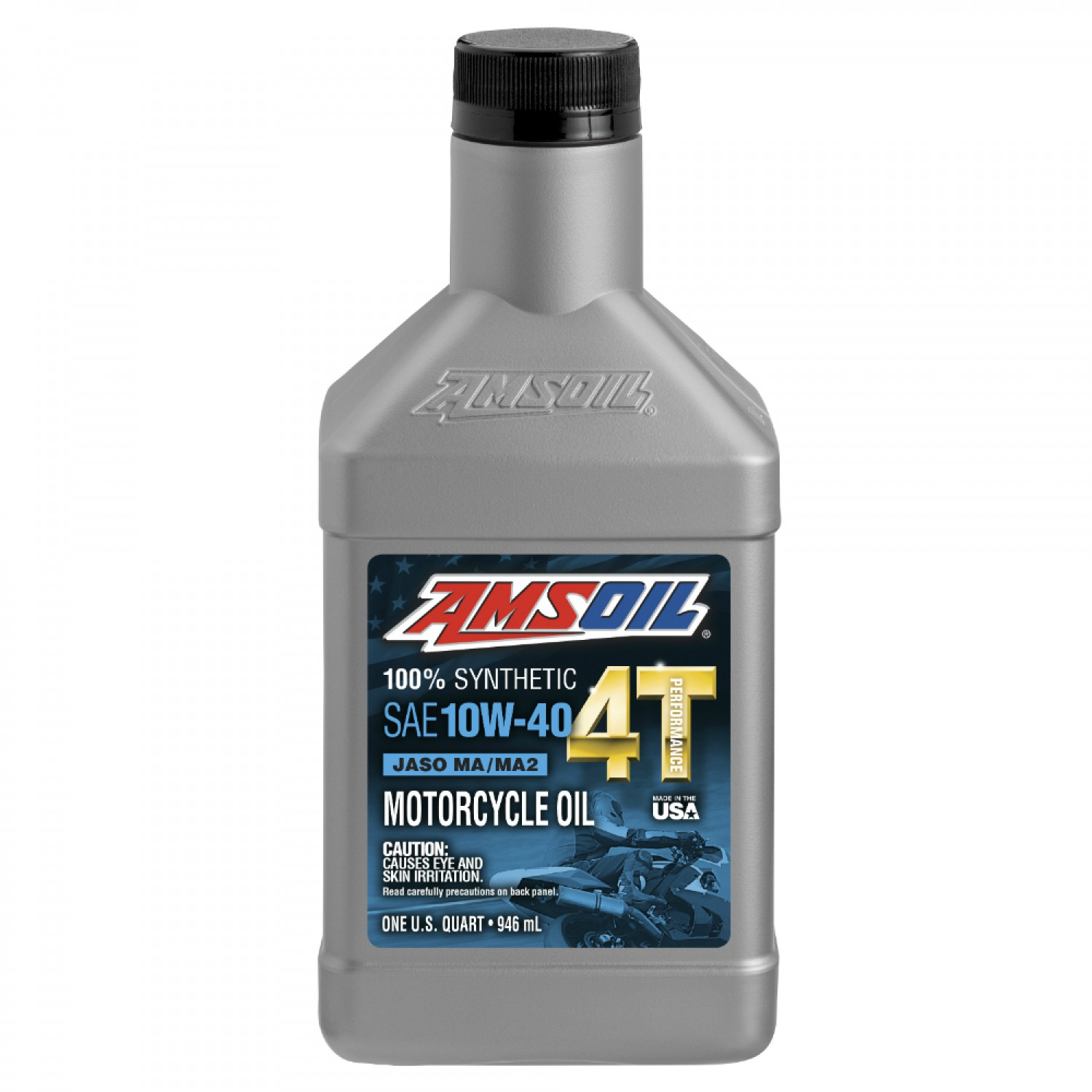 Λιπαντικό AMSOIL 10W40 100% SYNTHETIC 4T PERFORMANCE OIL (946ml)