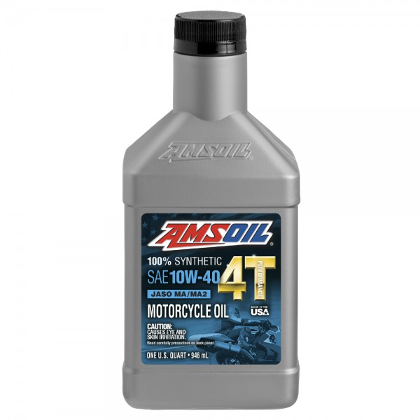 Λιπαντικό AMSOIL 10W40 100% SYNTHETIC 4T PERFORMANCE OIL (946ml)