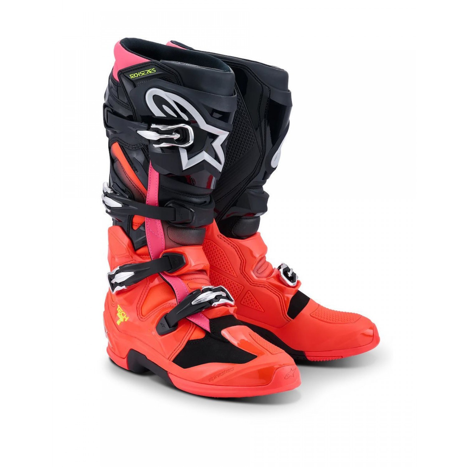Μπότες ALPINESTARS TECH 7 Black/Red/Pink