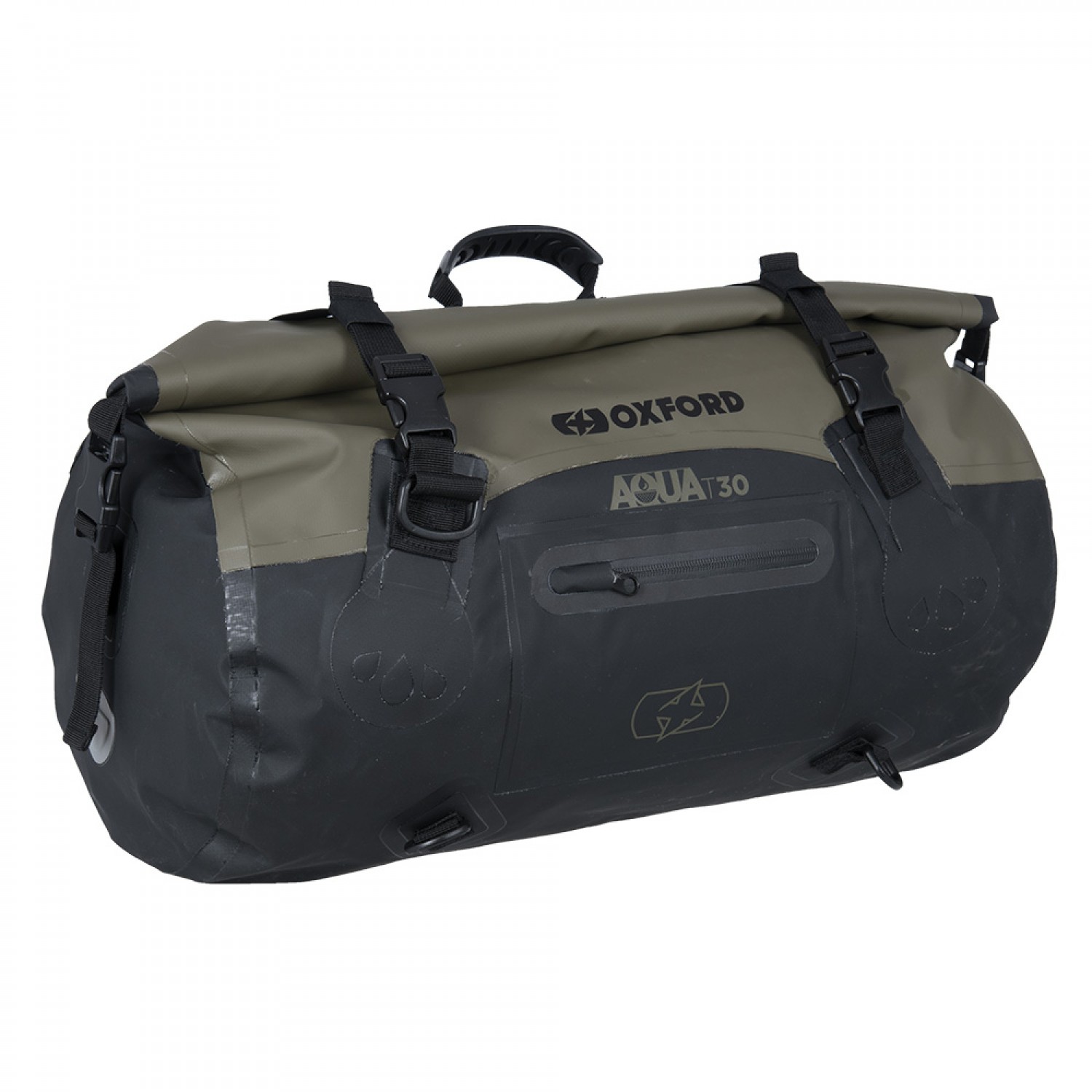 Τσάντα OXFORD Aqua T-30 Roll Bag Khaki/Black OL401