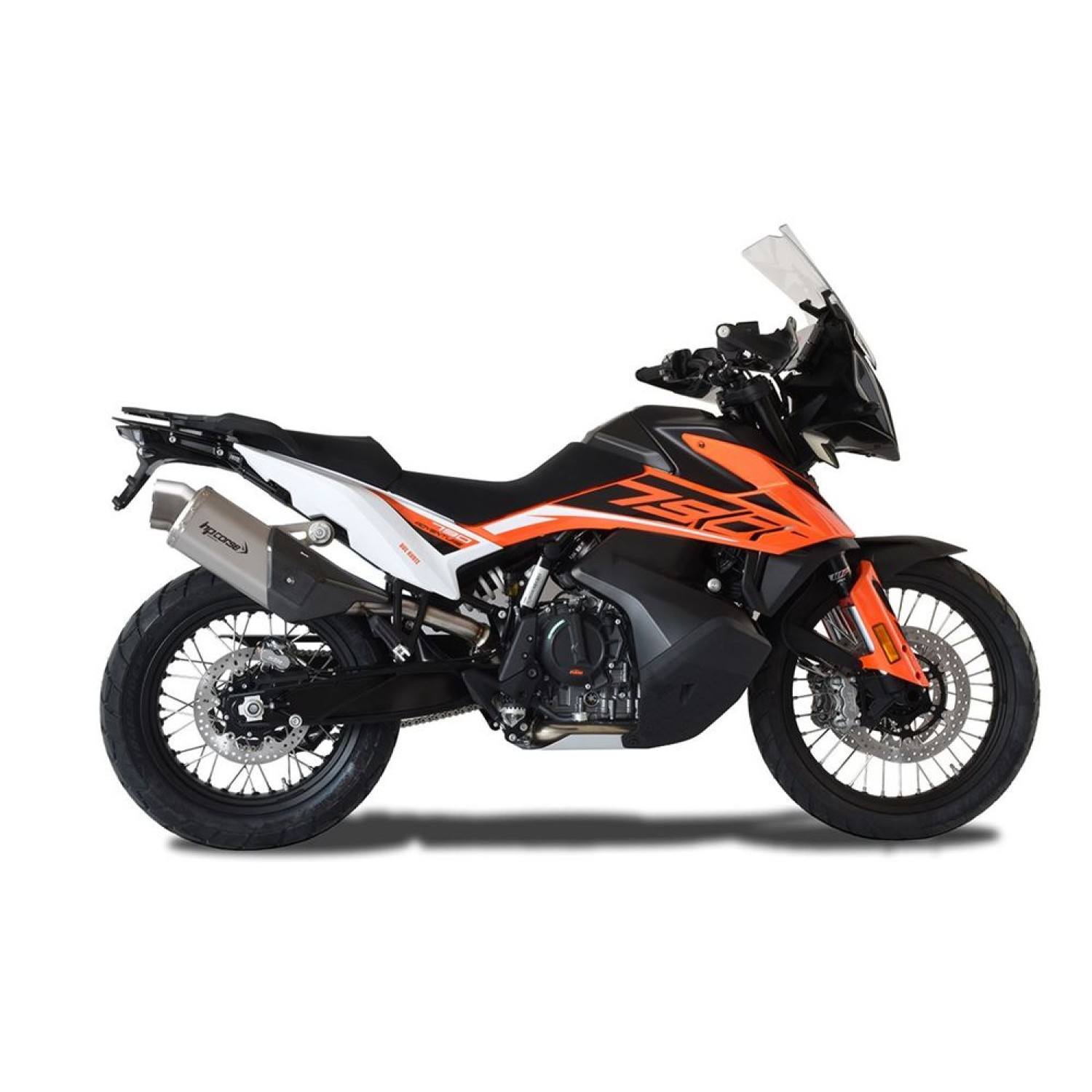 Εξάτμιση HP CORSE 4-TRACK R SHORT SATIN KTM 790 ADVENTURE R RALLY 19-24
