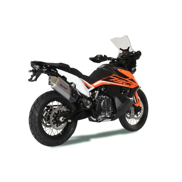 Εξάτμιση HP CORSE 4-TRACK R SHORT SATIN KTM 790 ADVENTURE R RALLY 19-24