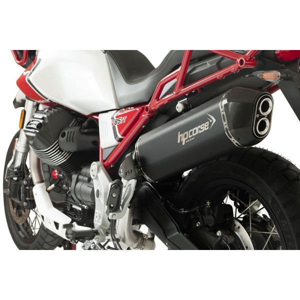 Εξάτμιση HP CORSE SPS CARBON BLACK MOTO GUZZI V85 TT 19-24
