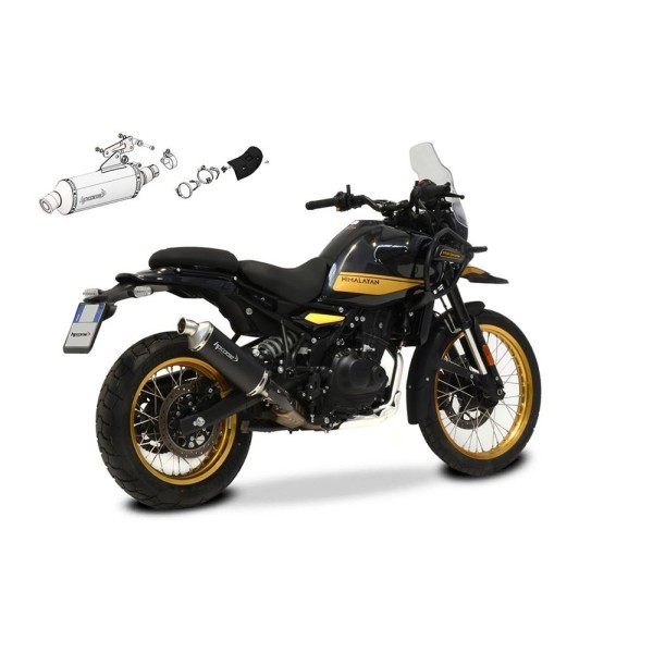 Εξάτμιση HP CORSE SP-1 SHORT BLACK ROYAL ENFIELD HIMALAYAN 450