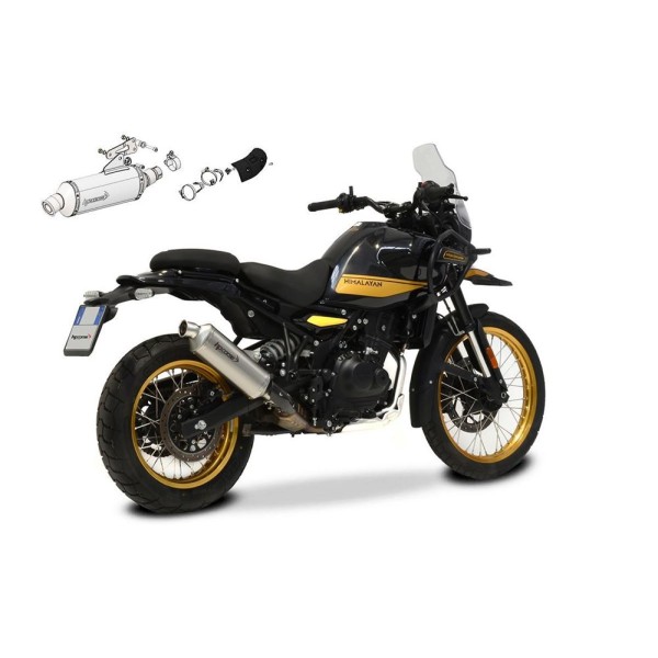 Εξάτμιση HP CORSE SP-1 SHORT SATIN ROYAL ENFIELD HIMALAYAN 450