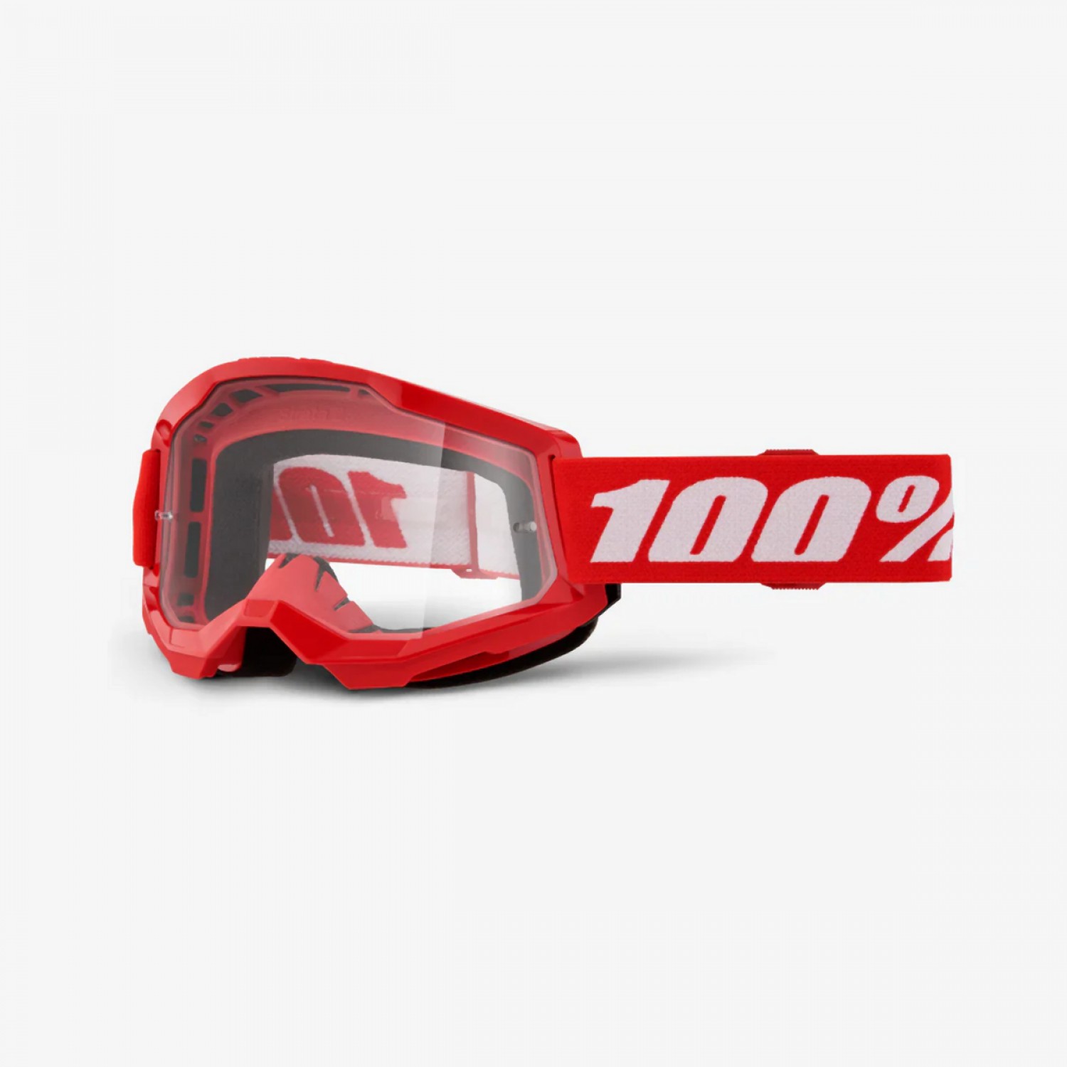 Μάσκα 100% STRATA 2 RED– CLEAR LENS