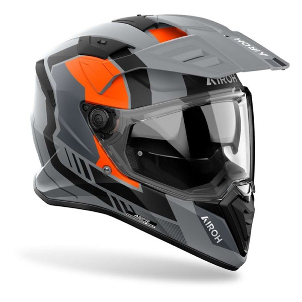 Κράνος Airoh Bandit Horn Πορτοκαλί Ματ