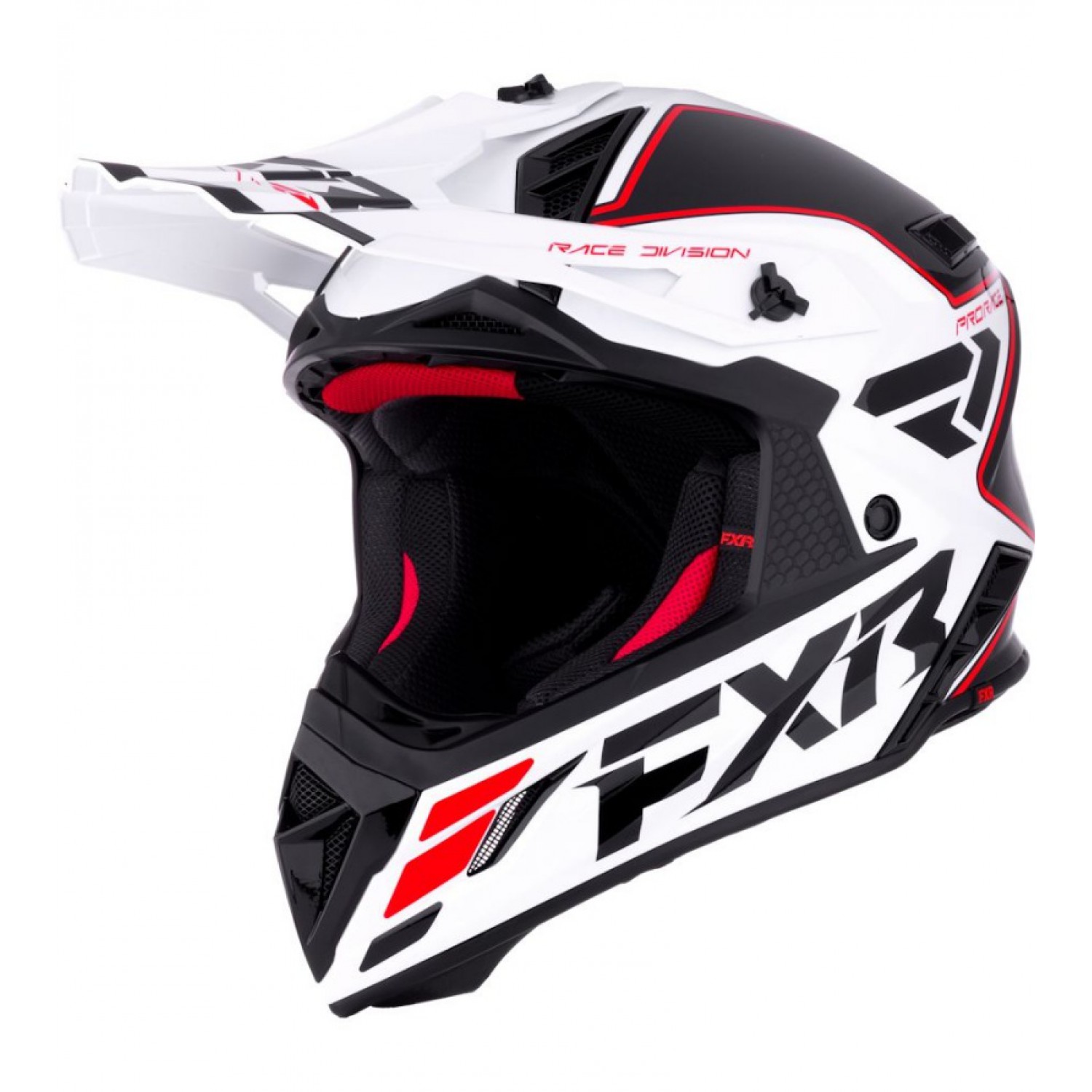 Κράνος FXR Helium Κόκκινο/Άσπρο/Μαύρο