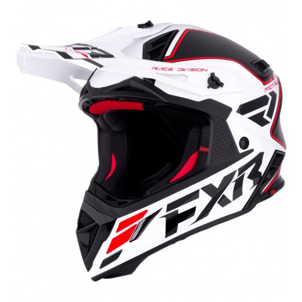 Κράνος FXR Helium Κόκκινο/Άσπρο/Μαύρο