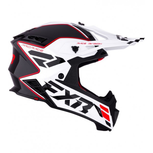 Κράνος FXR Helium Κόκκινο/Άσπρο/Μαύρο