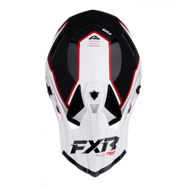 Κράνος FXR Helium Κόκκινο/Άσπρο/Μαύρο