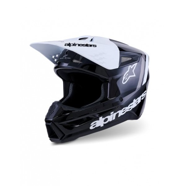 Κράνος ALPINESTARS S-M3 RADIUM Black/White