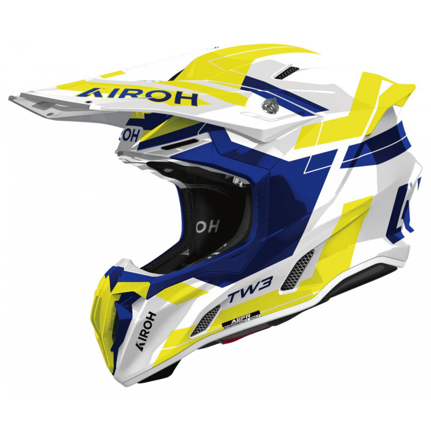 Κράνος Airoh Twist 3 Dynasty Blue/Yellow Gloss