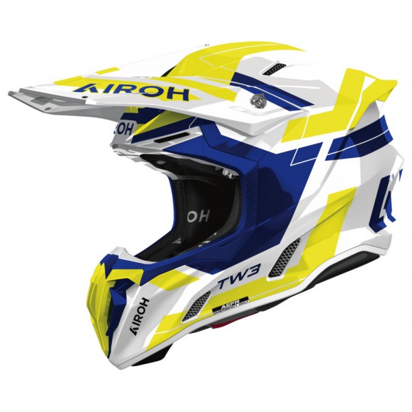 Κράνος Airoh Twist 3 Dynasty Blue/Yellow Gloss